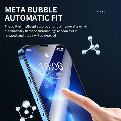 12D Full coverage tempered glass screen protector-anti-scratch & bubble-free (3Pcs)