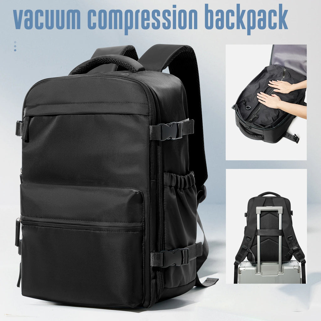 Vacuum Backpack Travel Bag for Men Large Capacity Backpack Business Laptop