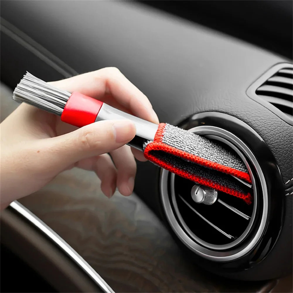 2 - in - 1 Car Vent Cleaner Brush - Remove Dust in Seconds