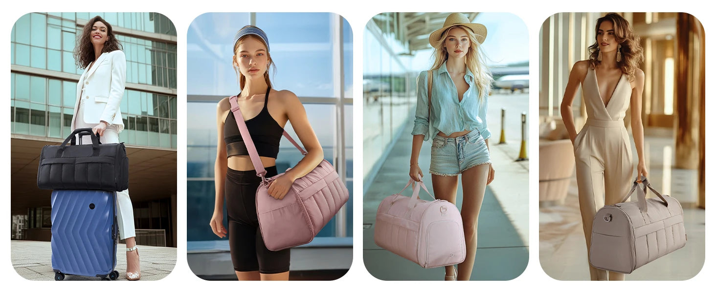 2 in 1  Travel Garment  Bag -Wrinkle - free Carry - On with Shoe Comparttrament