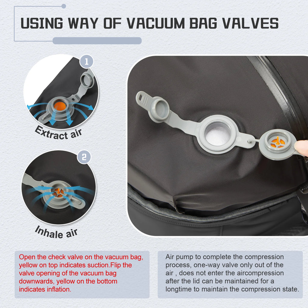 Vacuum Backpack Travel Bag for Men Large Capacity Backpack Business Laptop
