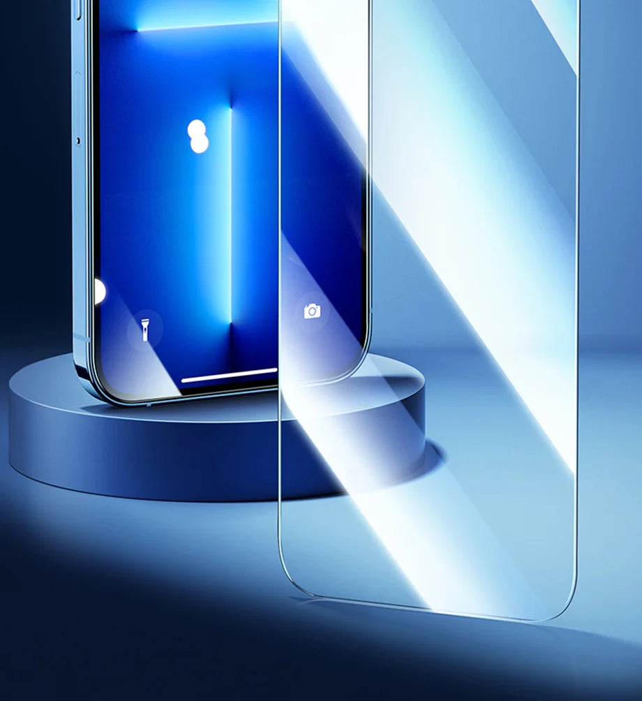 12D Full coverage tempered glass screen protector-anti-scratch & bubble-free (3Pcs)