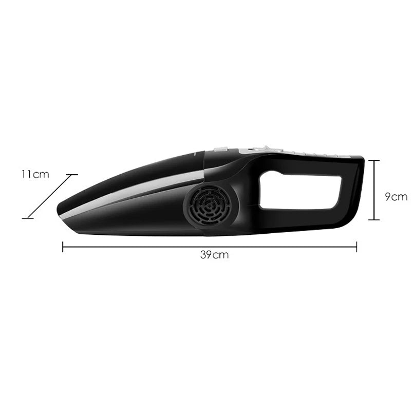 Portable Car Vacuum Cleaner 120W High Power – Wet & Dry Handheld Vacuum | Deep Cleaning Anywhere
