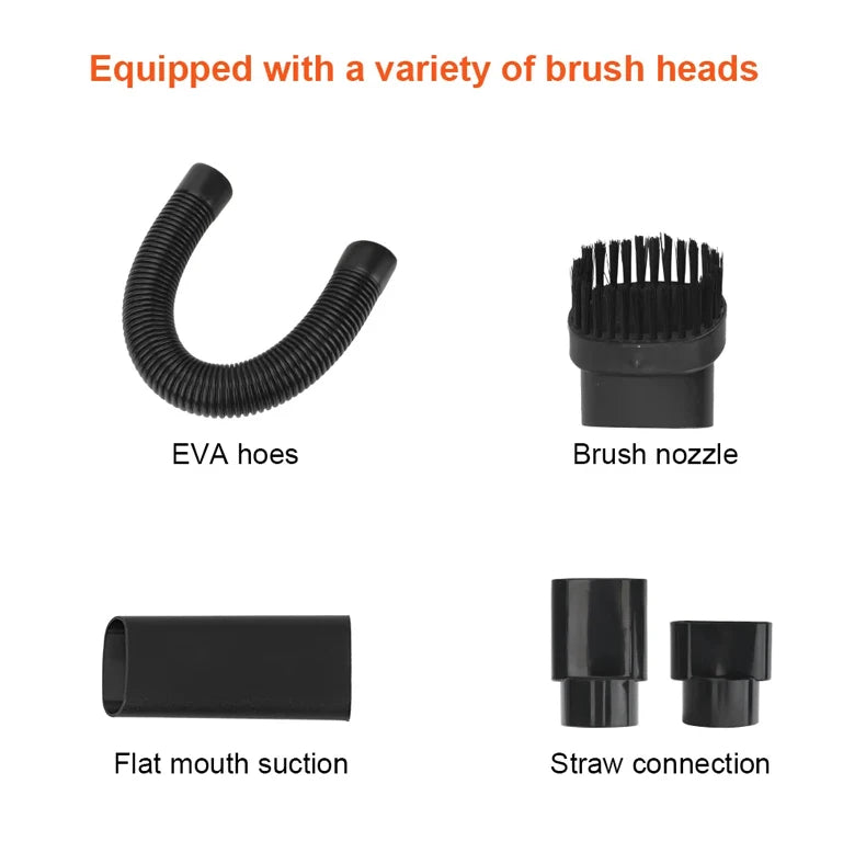 Portable Car Vacuum Cleaner 120W High Power – Wet & Dry Handheld Vacuum | Deep Cleaning Anywhere