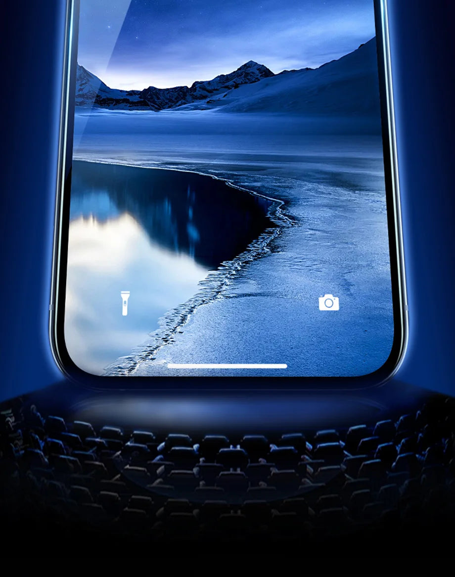 12D Full coverage tempered glass screen protector-anti-scratch & bubble-free (3Pcs)