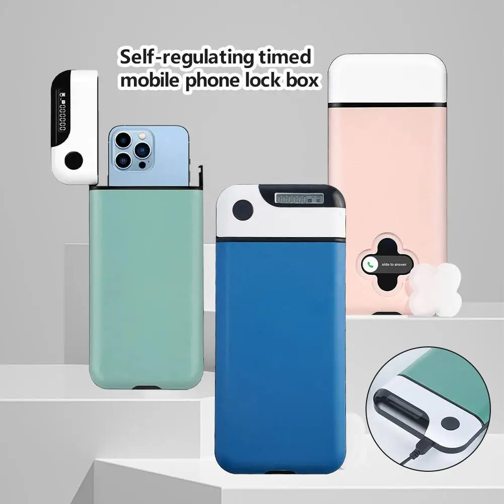 Phone Lock Box with Timer- Stay Focused & Beat Screen Addiction