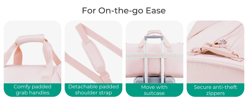 2 in 1  Travel Garment  Bag -Wrinkle - free Carry - On with Shoe Comparttrament