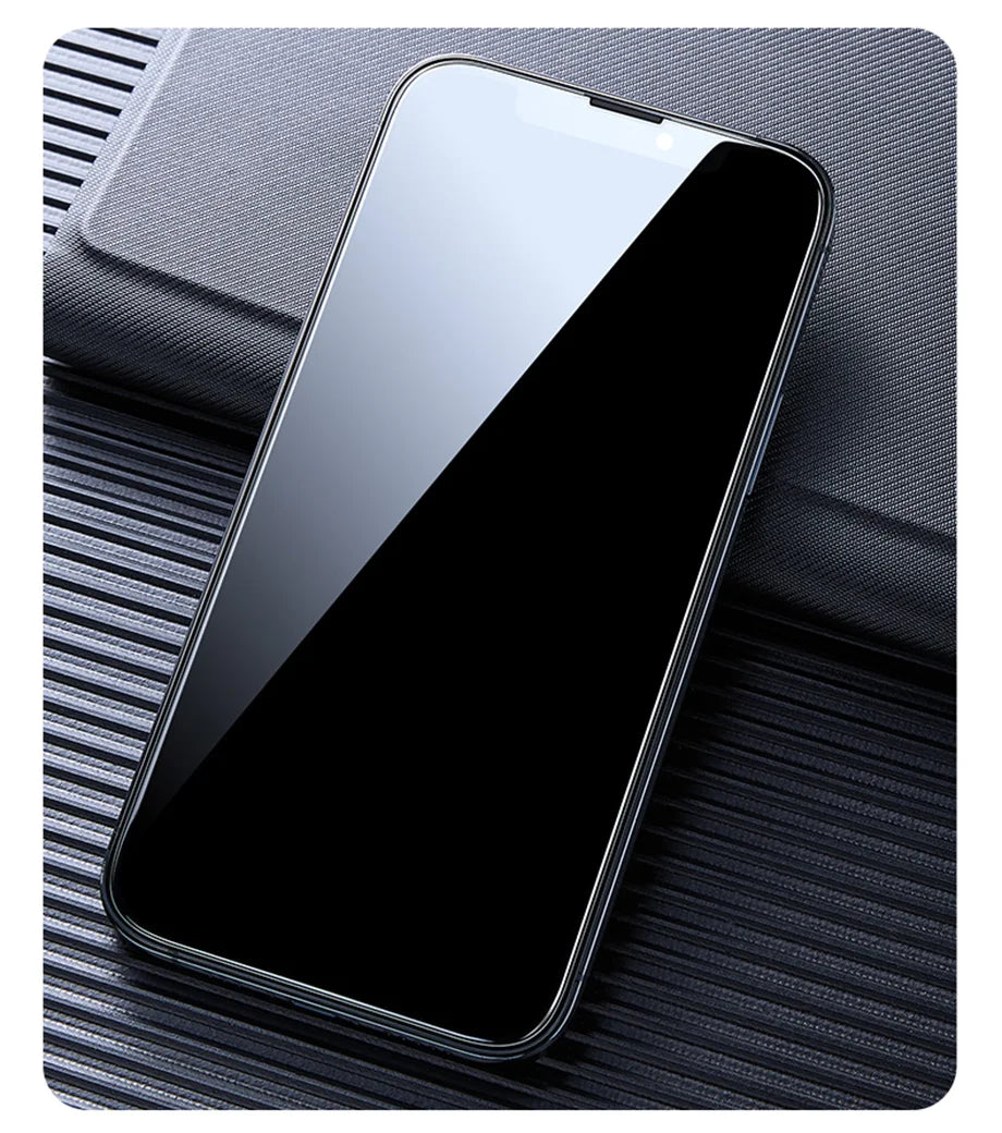12D Full coverage tempered glass screen protector-anti-scratch & bubble-free (3Pcs)