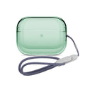 Crystal Clear AirPods Pro 2 Protective Case with Lanyard | Shockproof TPU Cover