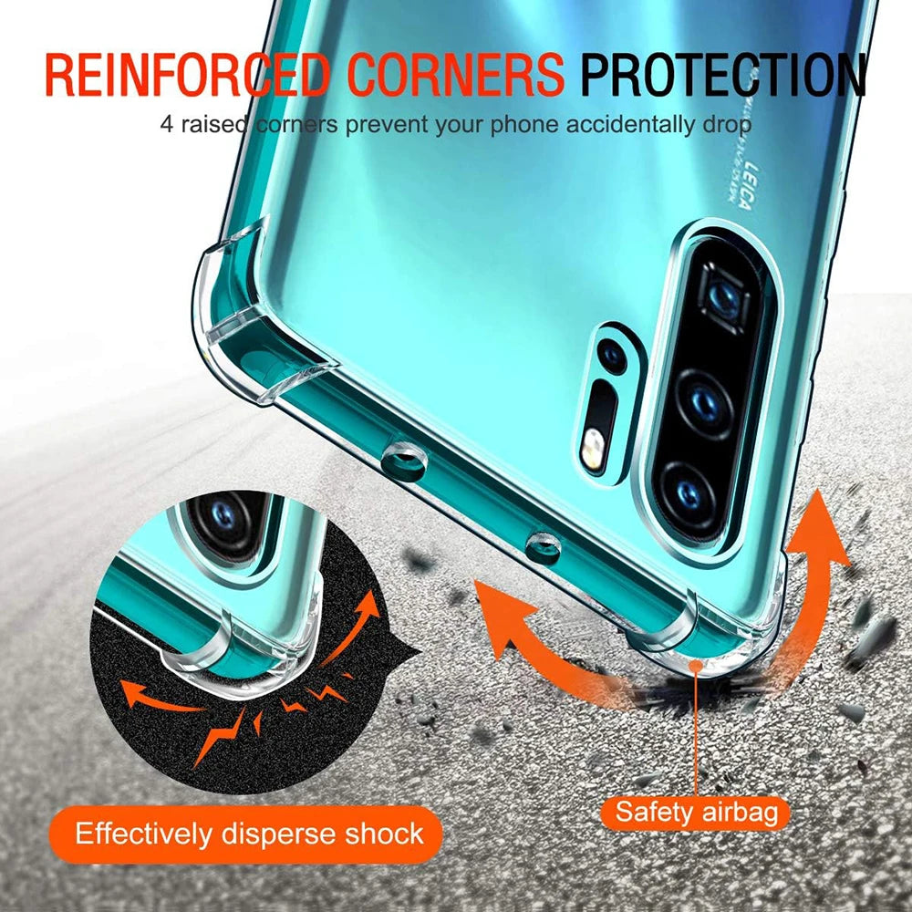 Ultra Clear Shockproof phone case - Slim Transparent Protection Cover