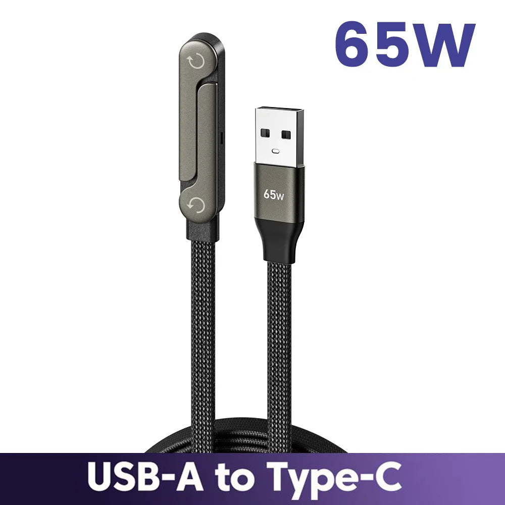 2-in-1 Fast Charging cable & Foldeable Phone Holder